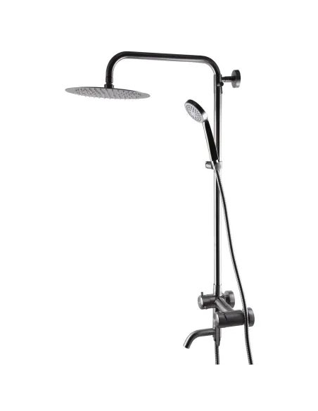 Душевая система из нержавеющей стали Globus Lux Wien SBT2-SH-02 с душевым набором - 1