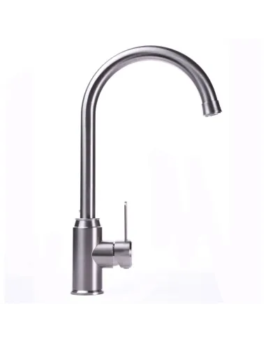 Смеситель для кухни MixMIRA MS2-203S Modern (боковой, нержавейка, гайка) - 2