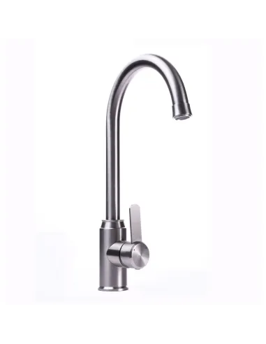 Смеситель для кухни MixMIRA MS2-203S Modern (боковой, нержавейка, гайка) - 3