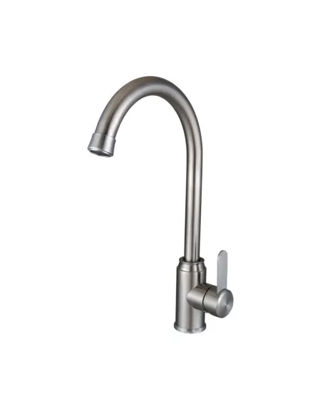 Смеситель для кухни MixMIRA MS2-203S Modern (боковой, нержавейка, гайка) - 4