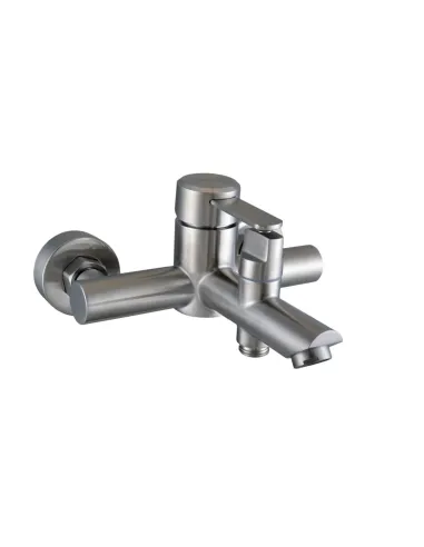 Смеситель для ванны с душем Globus Lux Wien SBT2-102NE европереключение, нержавеющая сталь - 2