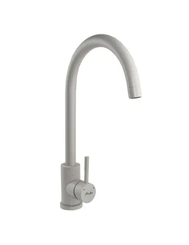 Смеситель для кухни MixMIRA MS1-203S Terra (бежевый, боковой, нержавейка, гайка) - 2