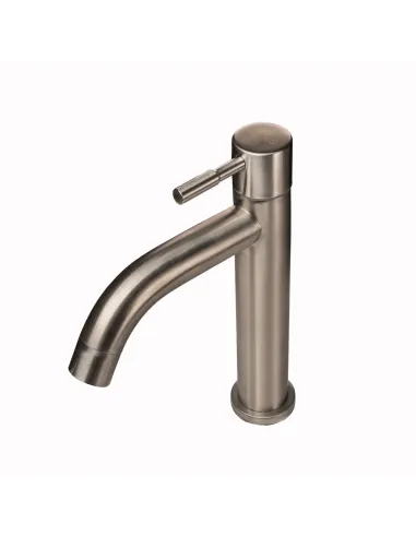 Монокран для умывальника Globus Lux Alpen SUS-008M нержавеющая сталь, одна вода - 4