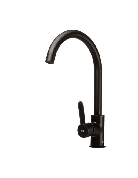 Смеситель для кухни из латуни Topaz Corsica TC 8809-H48-BL черный матовый - 3