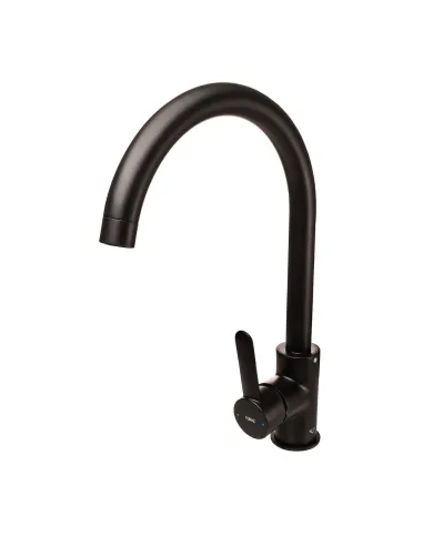 Смеситель для кухни из латуни Topaz Corsica TC 8809-H48-BL черный матовый - 4