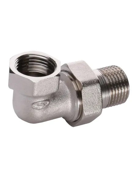 Сгон-американка никелевая угловая Solomon 1600 1/2 дюйма - 1