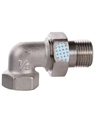 Сгон-американка никелевая угловая Solomon 1600 1/2 дюйма - 3