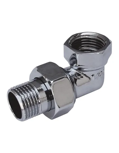 Сгон-американка хромированная угловая Solomon 1600 1/2 дюйма - 2