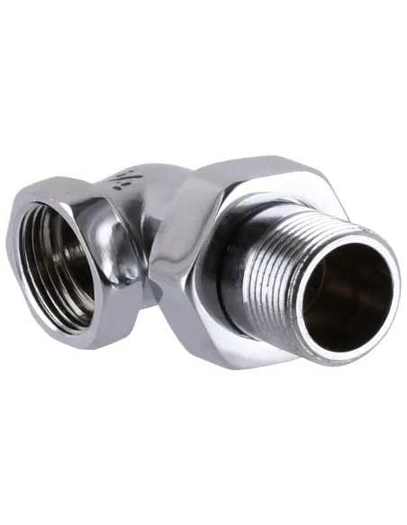 Сгон-американка хромированная угловая Solomon 1600 3/4 дюйма - 4