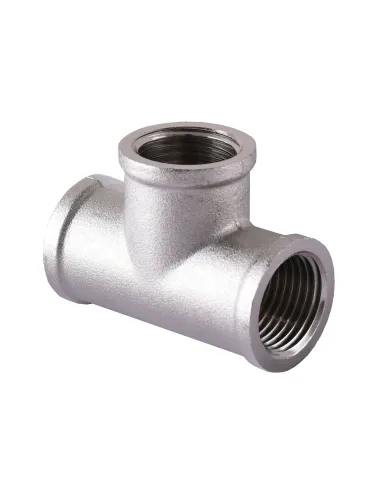 Тройник никелированный Selba SL8802 1, ввв - 2