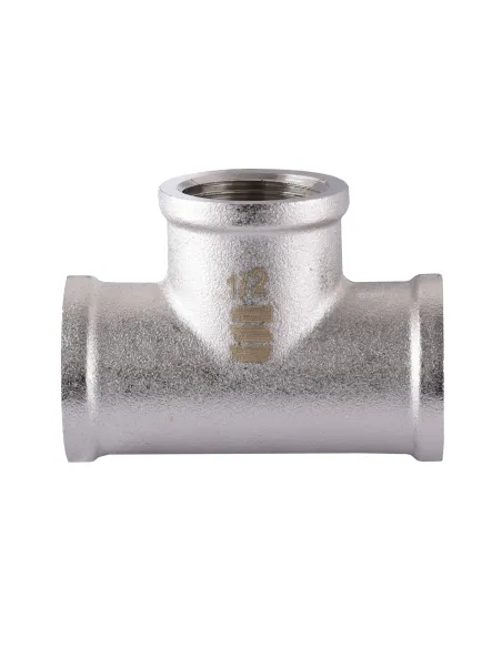 Трійник нікельований Selba SL8802 1/2 ст. - 1