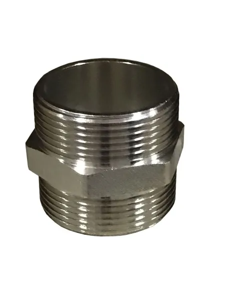 Ниппель никелированный Solomon 8205 1 1/2 дюйма НН - 2