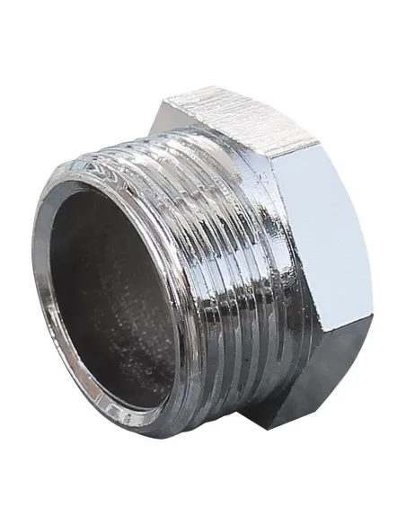 Заглушка хромированная Solomon 4001 3/4 дюйма с наружней резьбой - 4