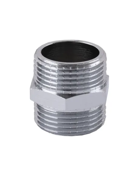 Ниппель хромированный Solomon 8205 3/4 дюйма НН - 2