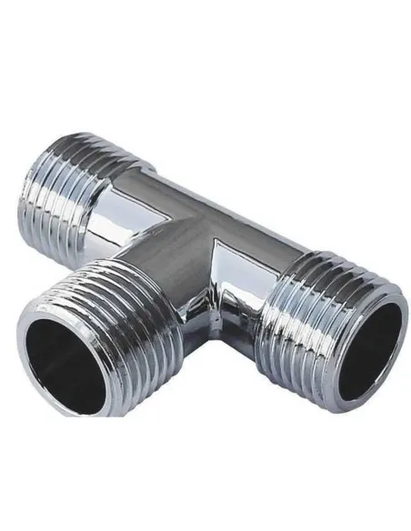 Трійник хромований Solomon 8202 3/4 ннн - 1