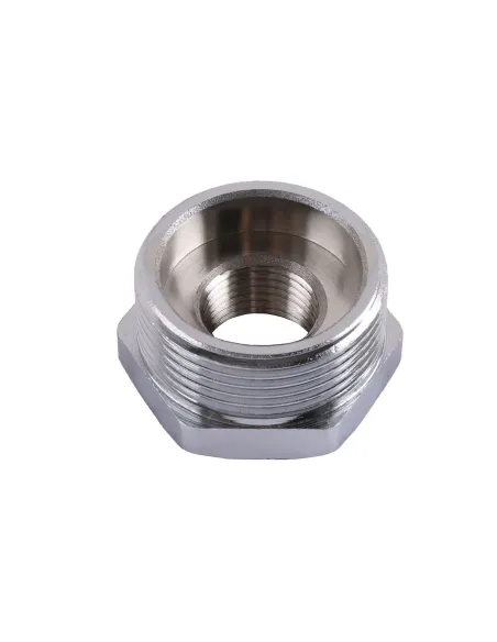 Футорка перехідна хромована Solomon 8209 1/2х1/4 нв - 2