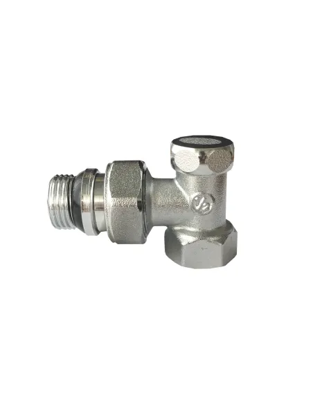 Кран для радіатора вентильний кутовий Solomon 160405 1/2 з ущільнювачем, під ключ - 3