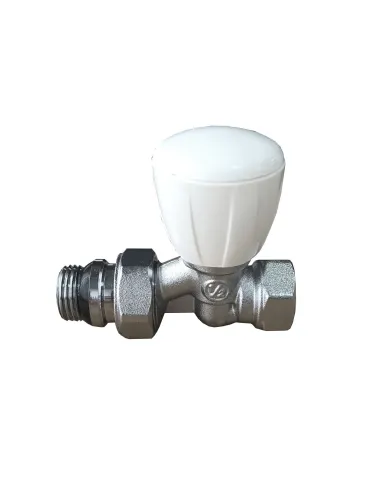Кран для радіатора вентильний прямий Solomon 161404 1/2 з ущільнювачем, ручний - 3
