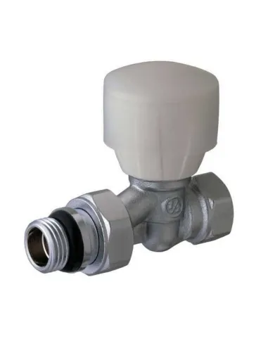 Кран для радіатора вентильний прямий Solomon 161404 1/2 з ущільнювачем, ручний - 4