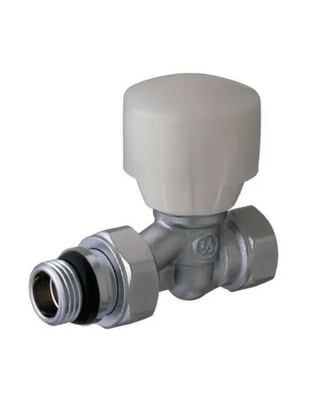 Кран для радіатора вентильний прямий Solomon 161404 1/2 з ущільнювачем, ручний - 4