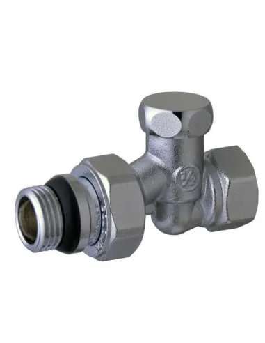 Кран для радиатора вентильный прямой Solomon 161405 1/2 дюйма с уплотнителем, под ключ - 4