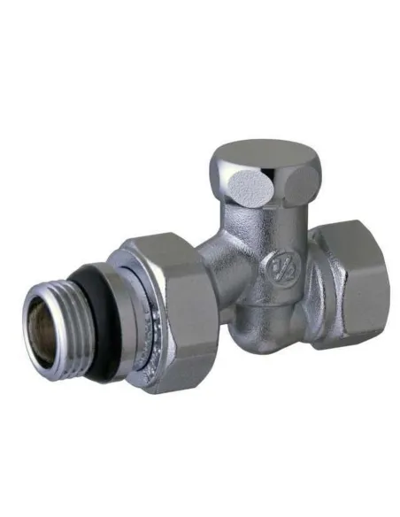 Кран для радиатора вентильный прямой Solomon 161405 1/2 дюйма с уплотнителем, под ключ - 4