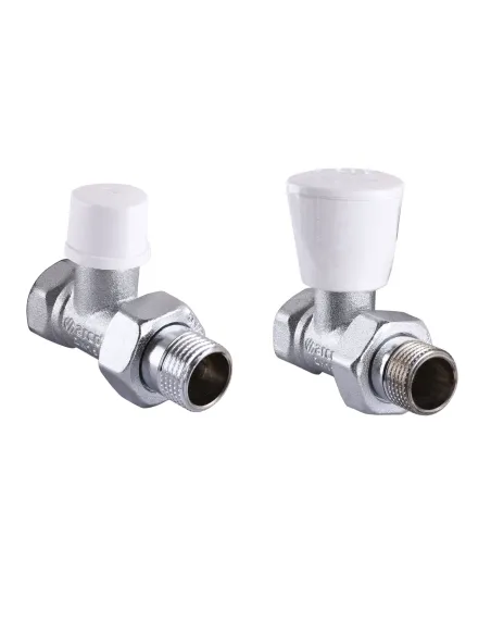 Набор кранов для радиатора прямых Arco 1/2 дюйма KC013 KCM13 подача и обратка - 1