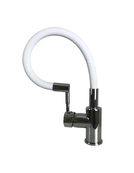 Смеситель для кухни Globus Lux Lazer GLLR-0203SW белый - 3