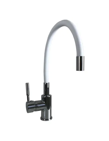 Смеситель для кухни Globus Lux Lazer GLLR-0203SW белый - 4