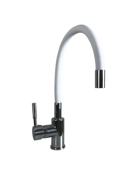 Смеситель для кухни Globus Lux Lazer GLLR-0203SW белый - 4