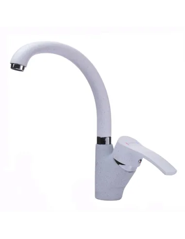 Змішувач для кухні Globus Lux Queensland GLQU-0203S-BIG-7-White білий - 2