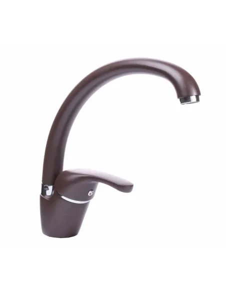 Смеситель для кухни Globus Lux Solly GLSO-0203S-6-Marone шоколад - 2