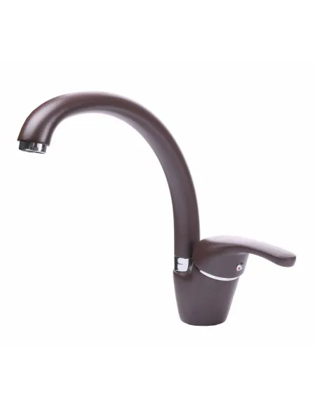 Смеситель для кухни Globus Lux Solly GLSO-0203S-6-Marone шоколад - 3