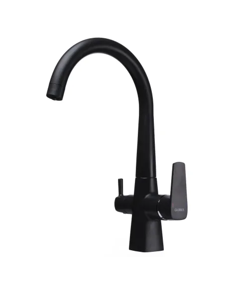 Смеситель для кухни с подключением к фильтру Globus Lux Lazer GLLR-0999-1-Onix черный - 1