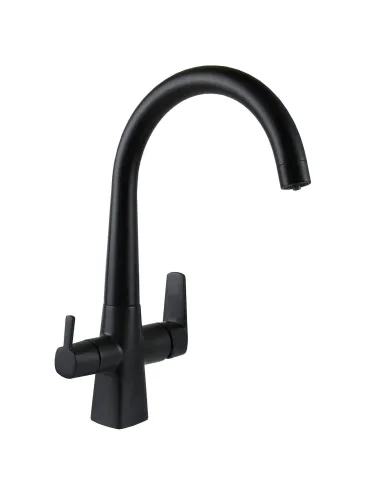 Смеситель для кухни с подключением к фильтру Globus Lux Lazer GLLR-0999-1-Onix черный - 2