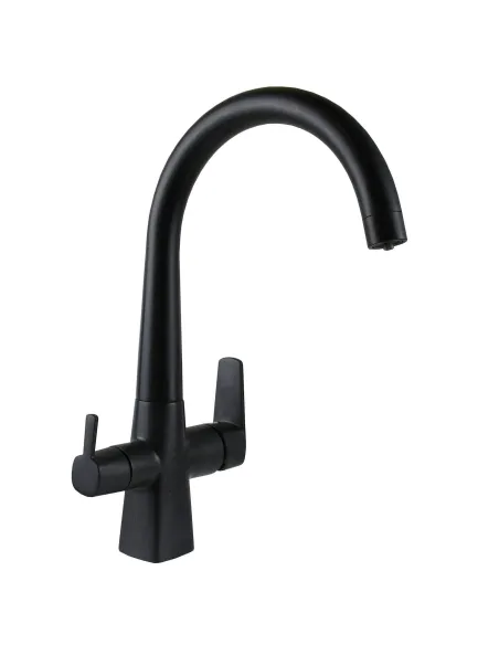 Смеситель для кухни с подключением к фильтру Globus Lux Lazer GLLR-0999-1-Onix черный - 2