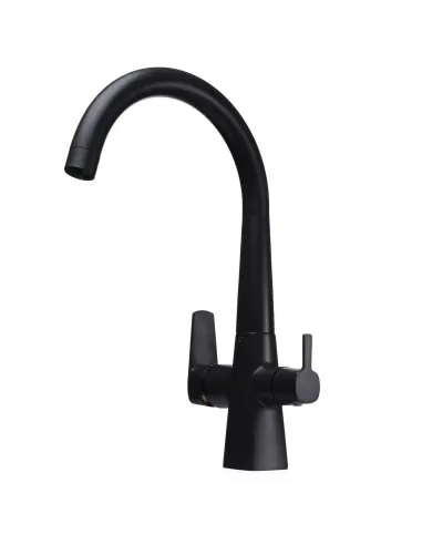 Смеситель для кухни с подключением к фильтру Globus Lux Lazer GLLR-0999-1-Onix черный - 3