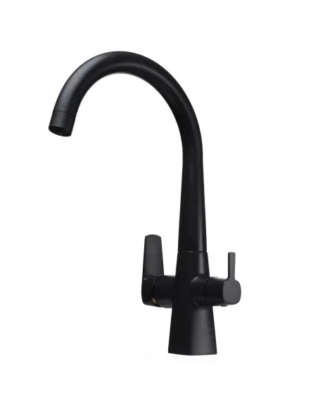 Смеситель для кухни с подключением к фильтру Globus Lux Lazer GLLR-0999-1-Onix черный - 3