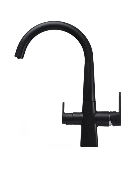 Смеситель для кухни с подключением к фильтру Globus Lux Lazer GLLR-0999-1-Onix черный - 4