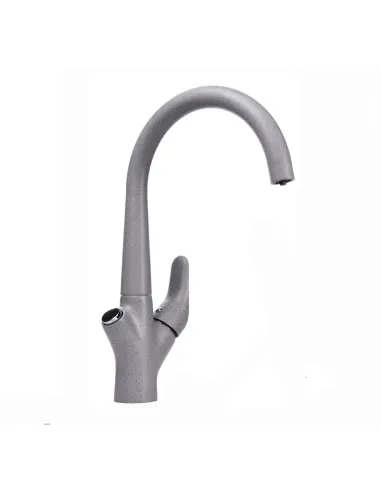 Змішувач для кухні Globus Lux GLLR-0222-2-Arena світло-сірий, під осмос - 2