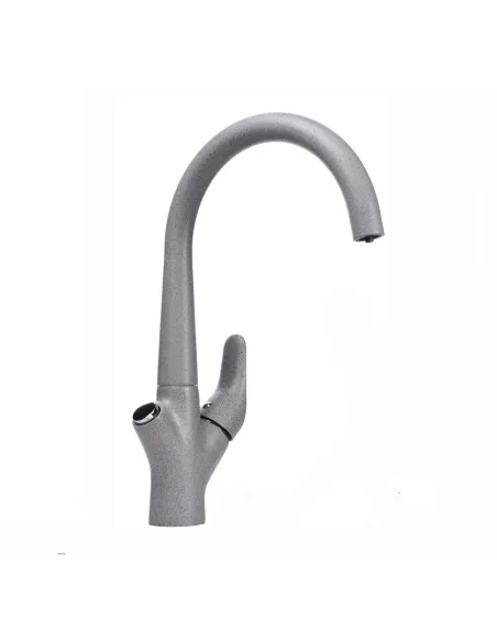 Змішувач для кухні Globus Lux GLLR-0222-2-Arena світло-сірий, під осмос - 2