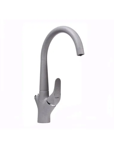 Змішувач для кухні Globus Lux GLLR-0222-2-Arena світло-сірий, під осмос - 3