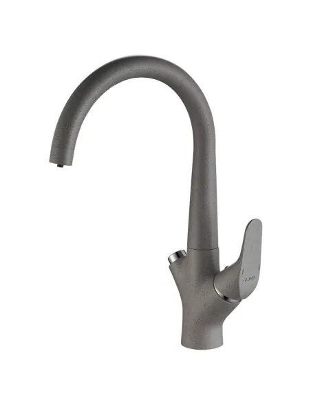 Змішувач для кухні Globus Lux GLLR-0222-2-Arena світло-сірий, під осмос - 4