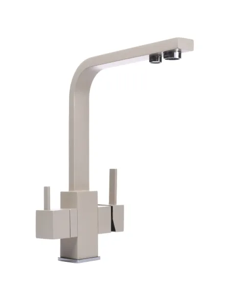 Змішувач для кухні Globus Lux GLLR-0111-4-Colorado світло-бежевий, під осмос - 1