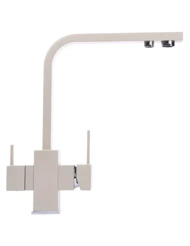 Змішувач для кухні Globus Lux GLLR-0111-4-Colorado світло-бежевий, під осмос - 2