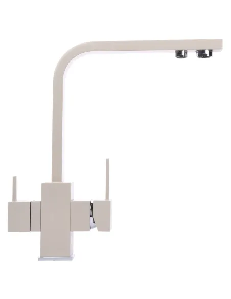 Змішувач для кухні Globus Lux GLLR-0111-4-Colorado світло-бежевий, під осмос - 2