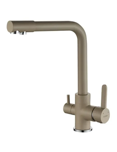 Смеситель для кухни с подключением к фильтру Globus Lux Lazer GLLR-0444-4-Colorado светло-бежевый - 1