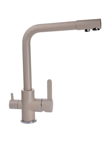 Смеситель для кухни с подключением к фильтру Globus Lux Lazer GLLR-0444-4-Colorado светло-бежевый - 2