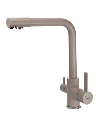 Смеситель для кухни с подключением к фильтру Globus Lux Lazer GLLR-0444-4-Colorado светло-бежевый - 4