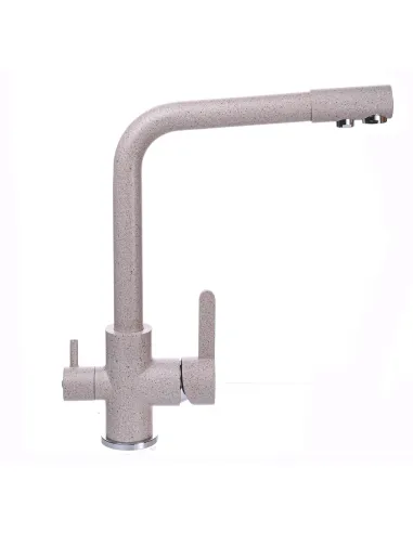 Смеситель для кухни с подключением к фильтру Globus Lux Lazer GLLR-0444-5-Terra бежевый - 2